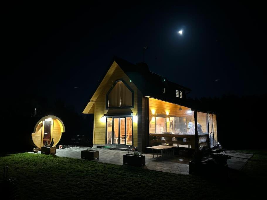 Villa Dom Male Mazury à Drozdowo Extérieur photo